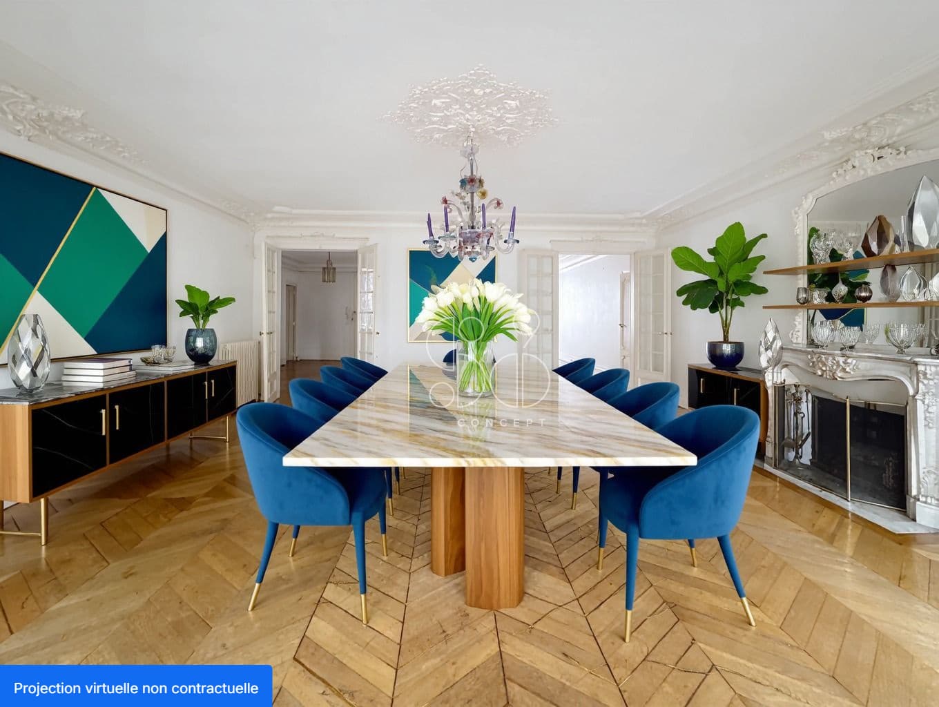 Appartement 6 pièces 227 m² · à Paris · 227 m² · 3 490 000 €